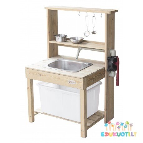 Didelė medinė lauko virtuvėlė R70013