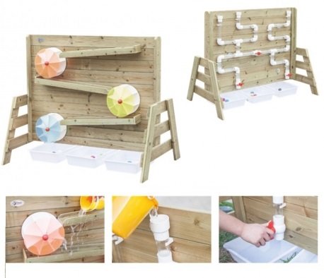 Dvipusė vandens ir smėlio žaidimų siena EDU70065