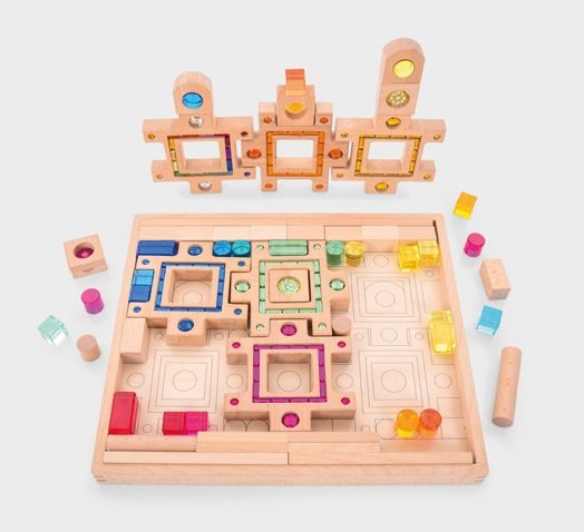 Didelė sensorinių figūrų dėžutė C73658