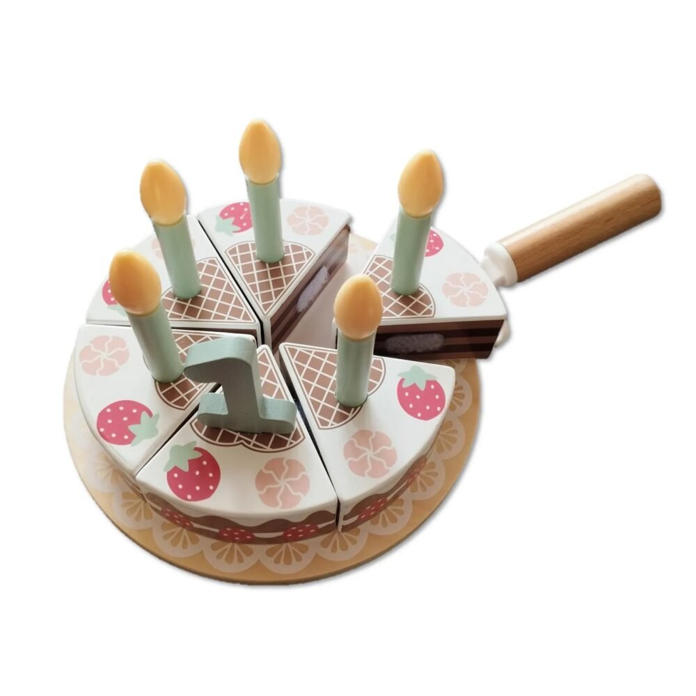 Medinis gimtadienio tortas su žvakėmis TH544B - Image 10