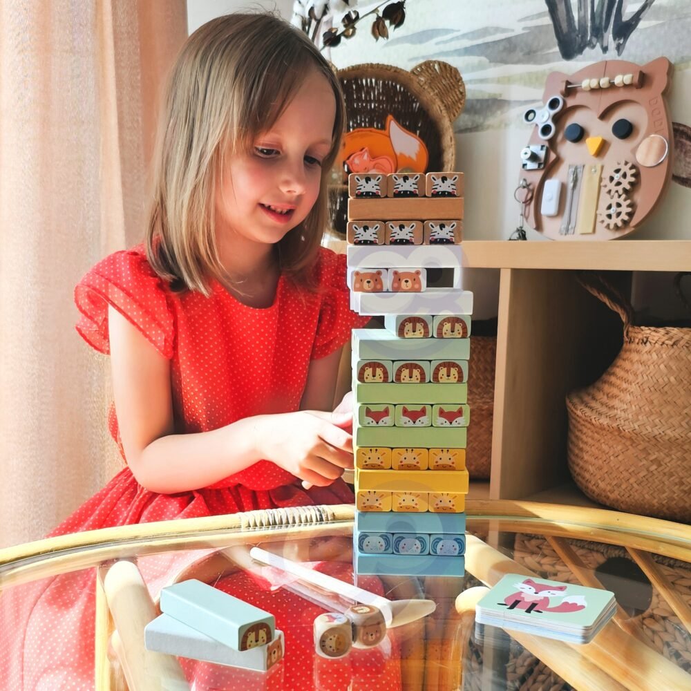 Medinė dėlionė Jenga TY704N - Image 5