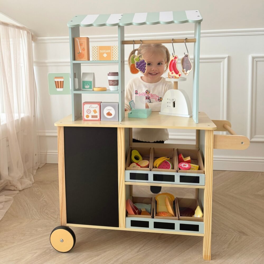 Medinė parduotuvė su priedais  TJ427 - Image 12
