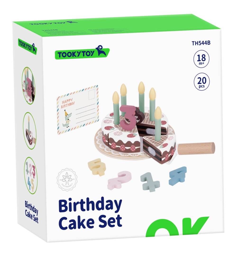 Medinis gimtadienio tortas su žvakėmis TH544B - Image 12