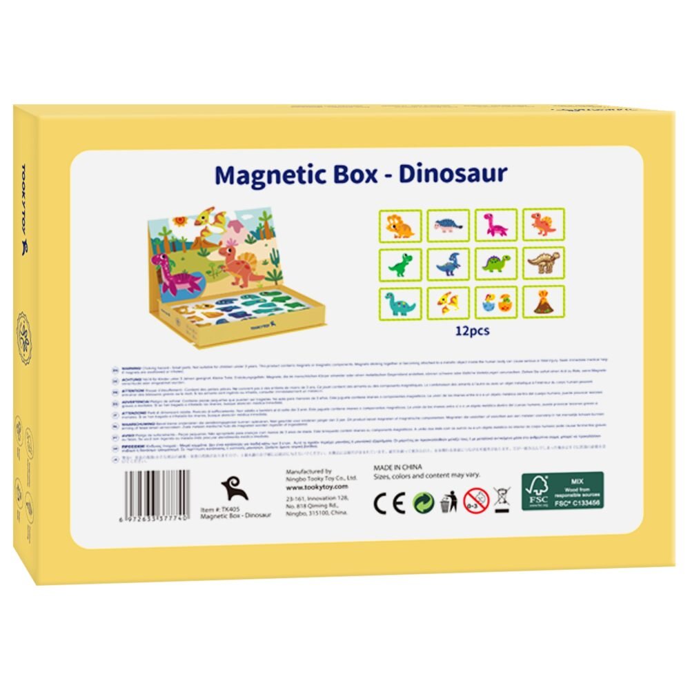Magnetinė Dinozaurų dėlionė  TK405 - Image 11