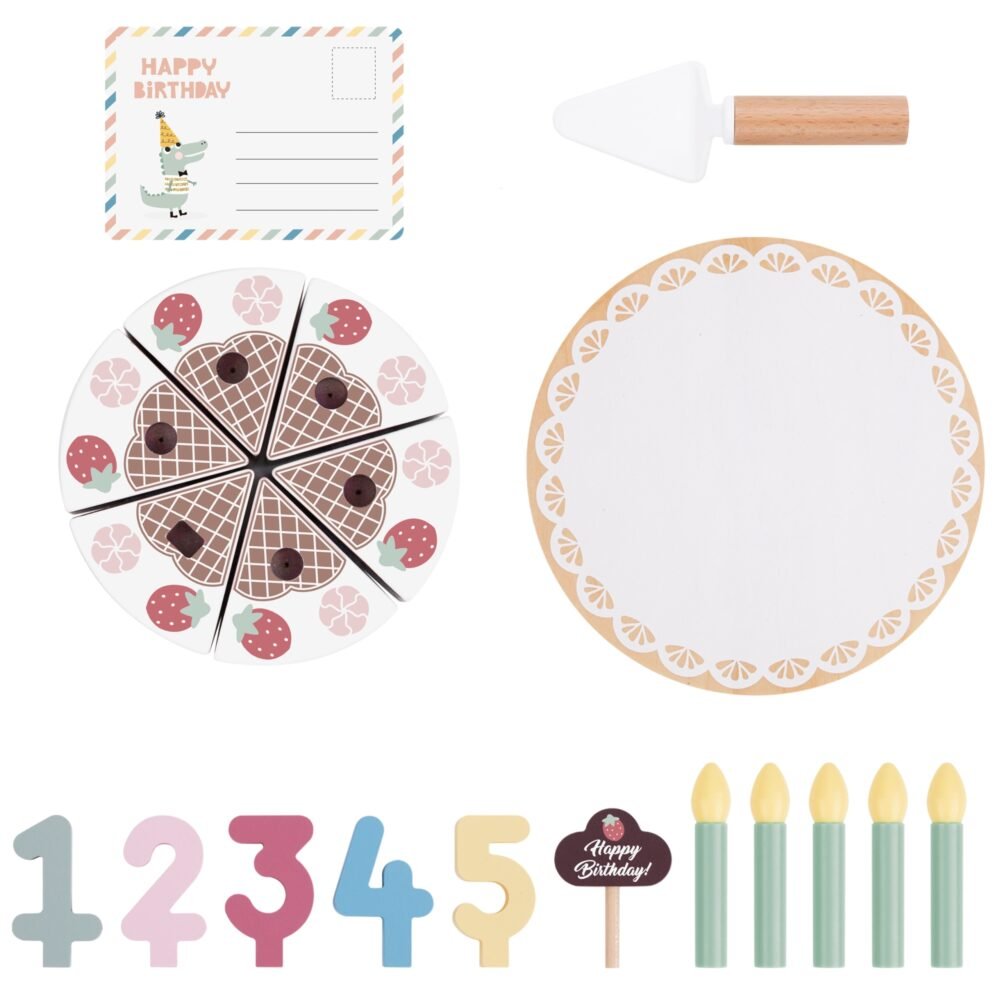 Medinis gimtadienio tortas su žvakėmis TH544B - Image 11