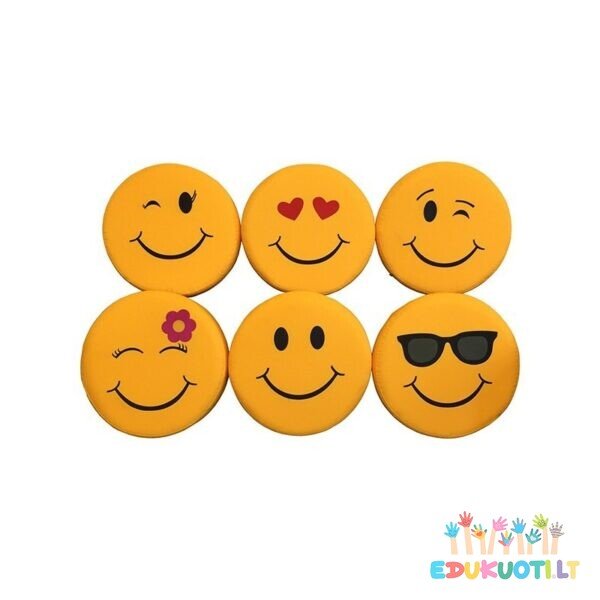 Minkšti pufai emocijos 6vnt. 520539