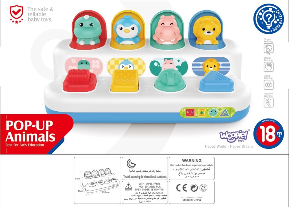 Edukacinis pianinas iššokantys gyvūnai EDU47245 - Image 7