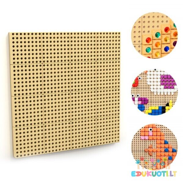Vidaus MASTERKIDZ STEAM edukacinė lenta 80*80 cm RME10964