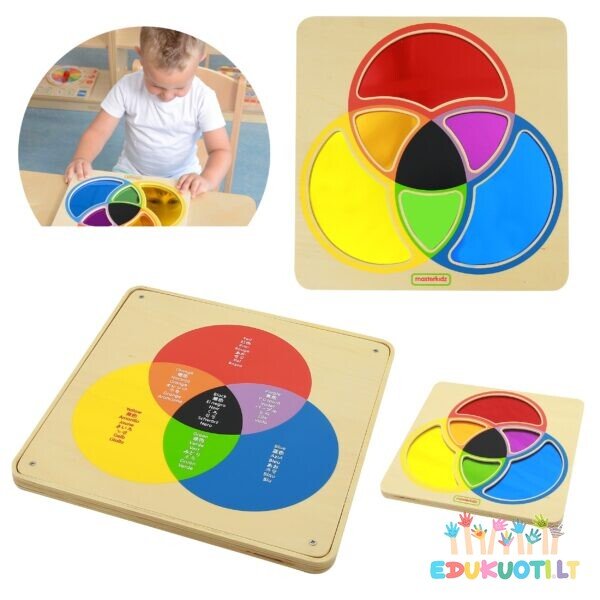 MASTERKIDZ edukacinė lenta Spalvų maišymas RMK12418