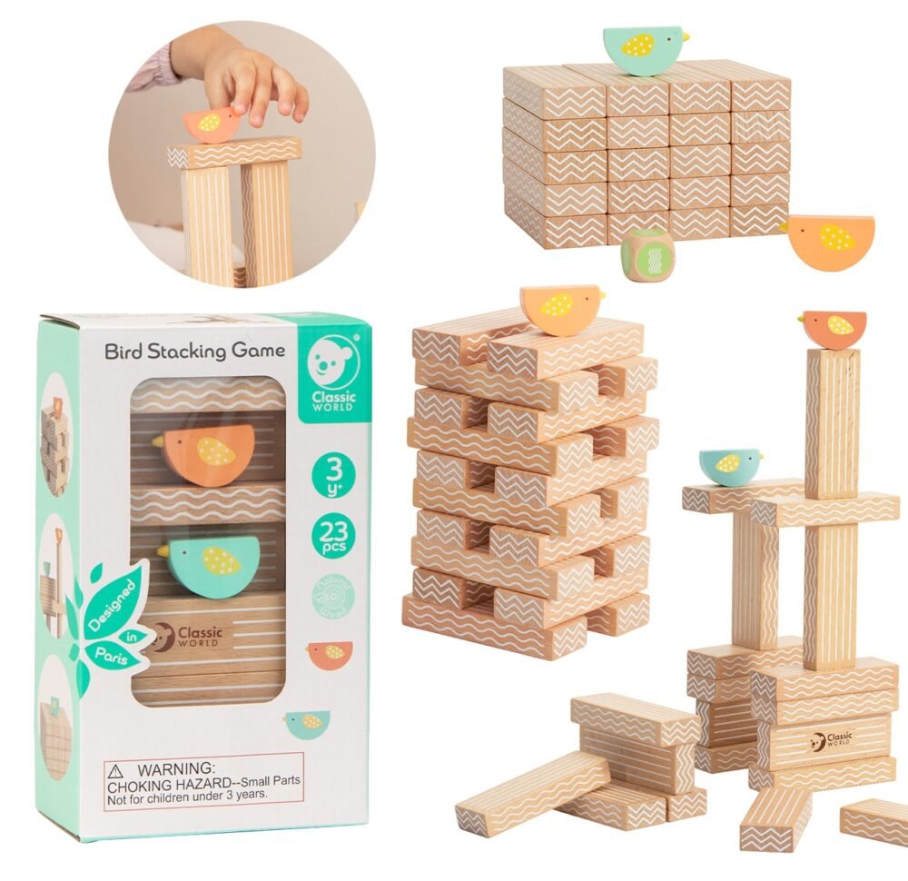 Medinis balansini bokštas Jenga ED20141