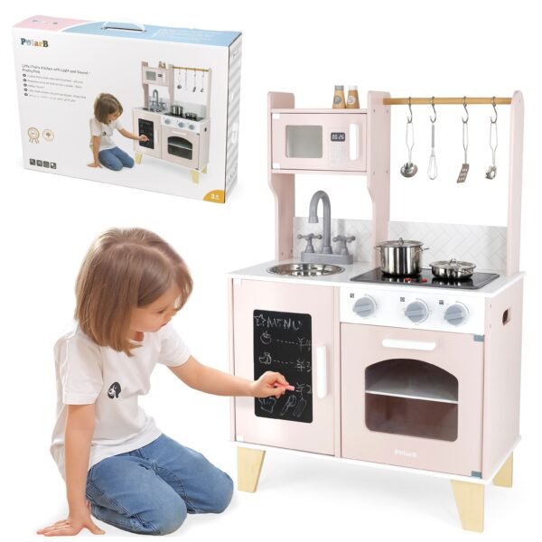 Medinė virtuvėlė su šviesa ir garsu ED44082