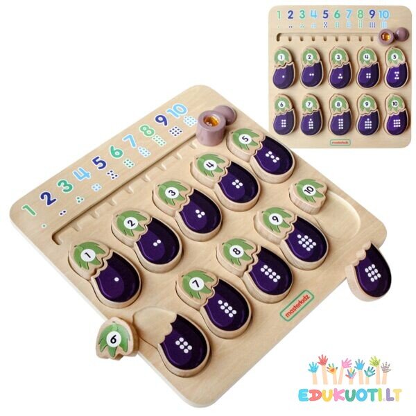 Montessori edukacinė lenta skaičių mokymuisi RMK19738