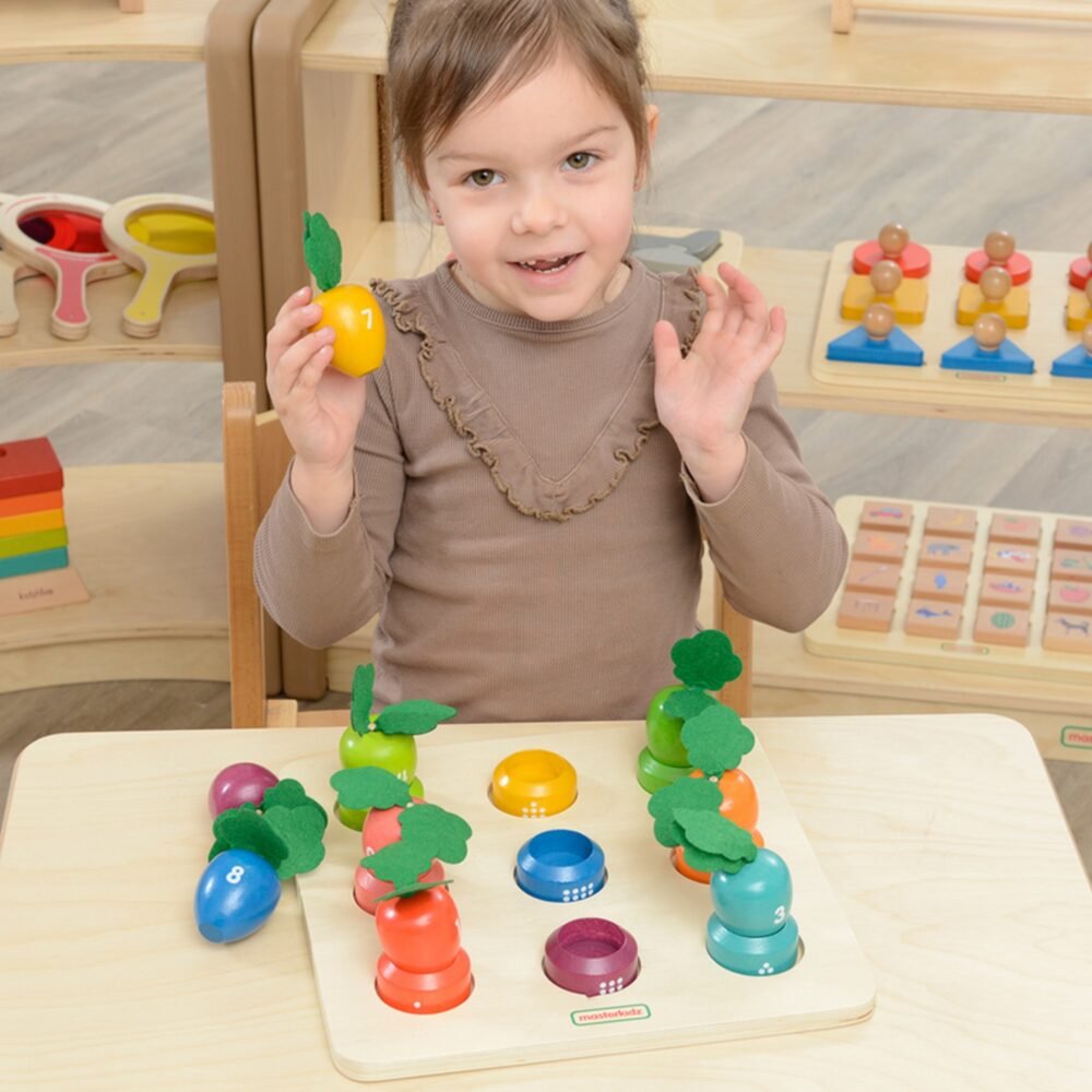Montessori edukacinė lenta skaičių mokymuisi MK21564 - Image 3