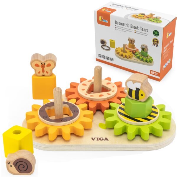 Medinė krumpliaračių dėlionė mechanizmai ED44690