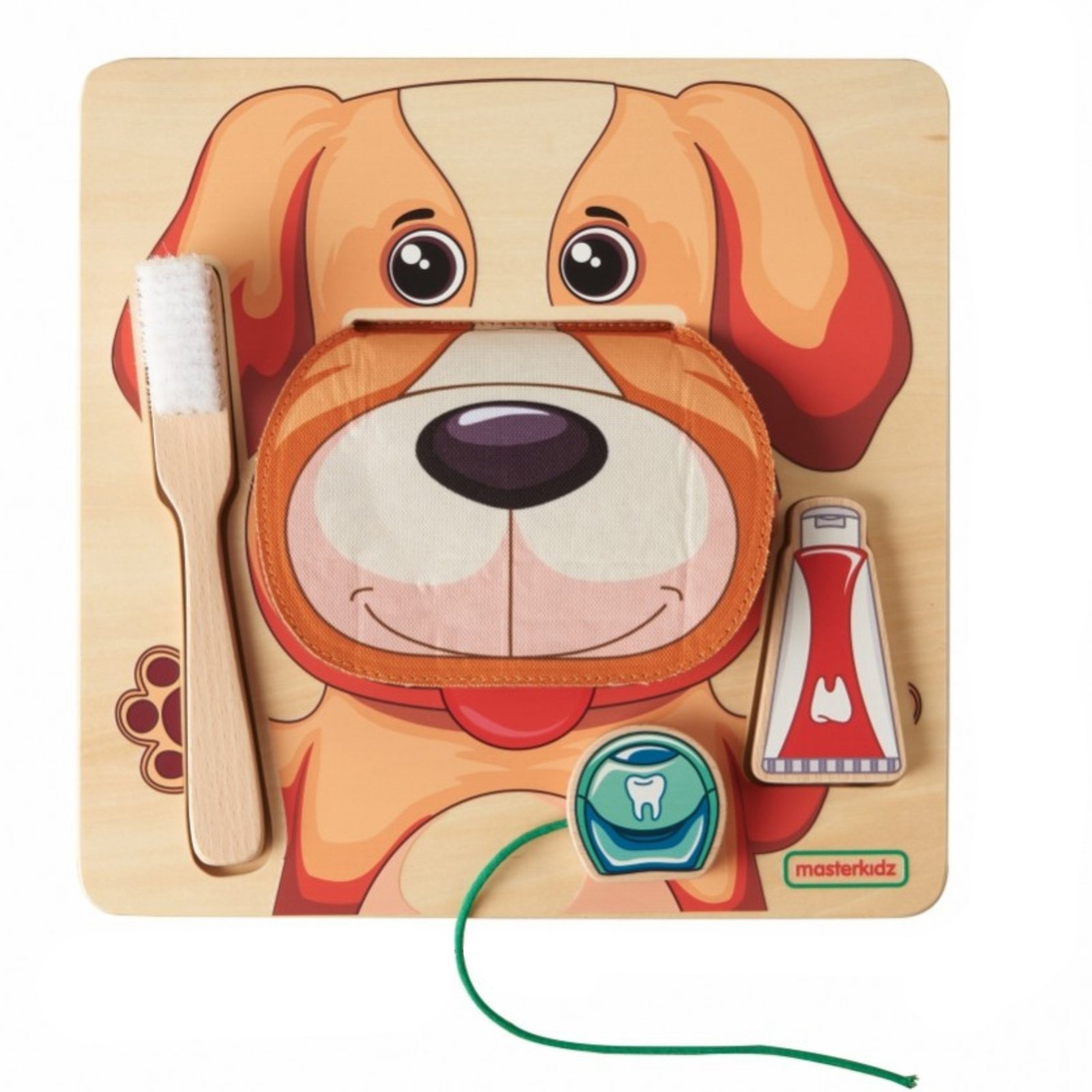 MASTERKIDZ edukacinė Montessori lenta burnos higiena RMK30474