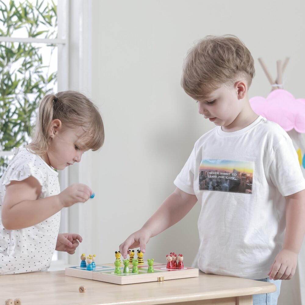 Medinis kinų stalo žaidimas Ludo ED50064 - Image 3