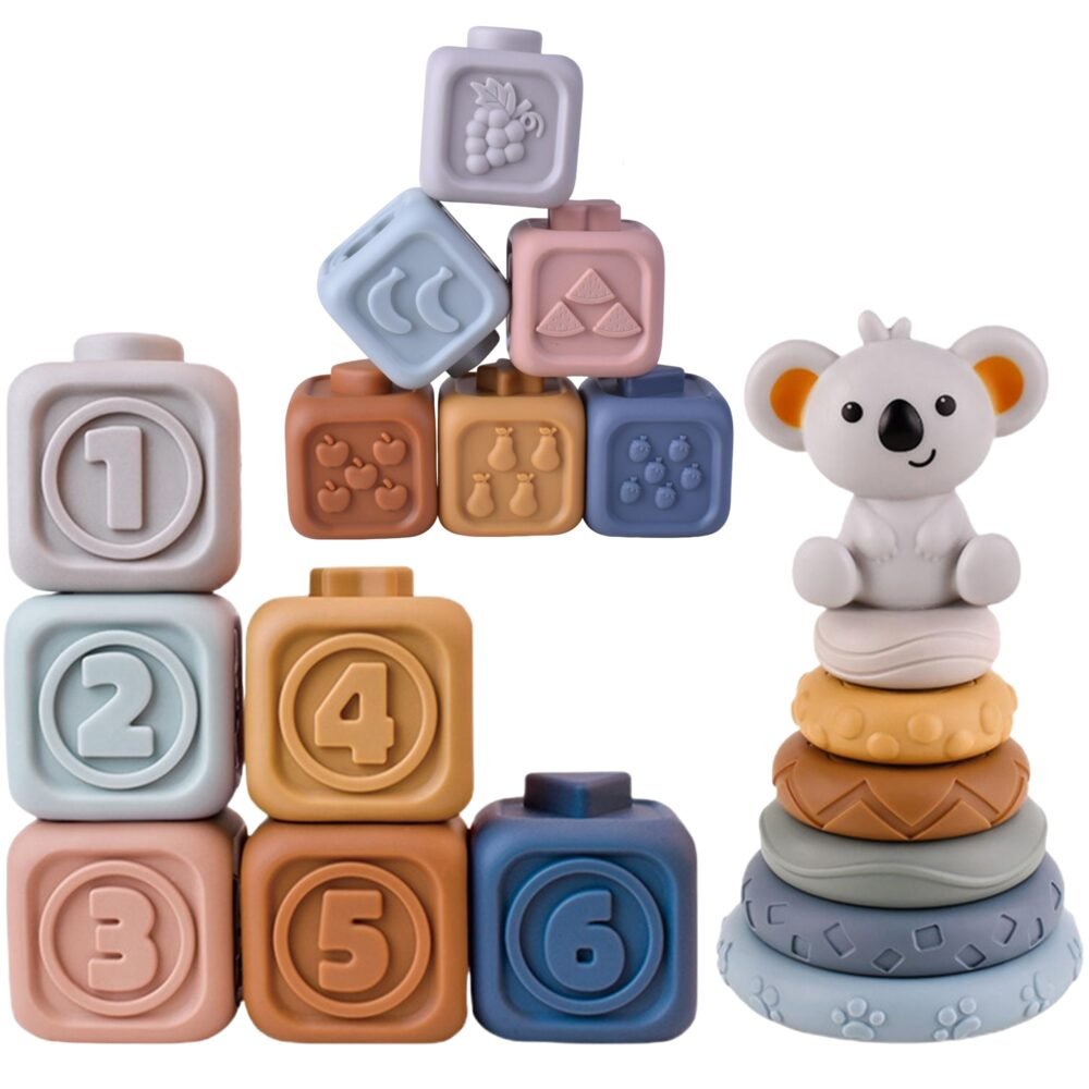 Minkštų sensorinių kaladėlių bokštas 51718 - Image 2