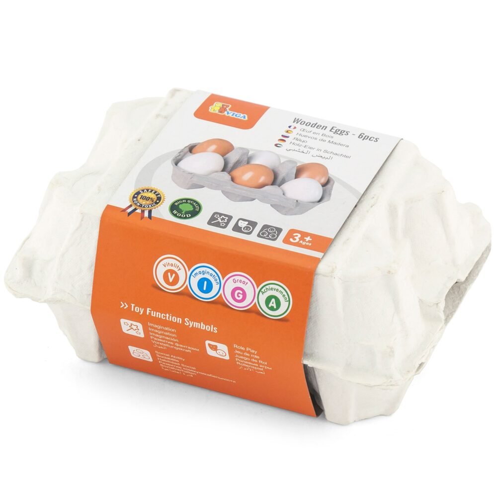 Mediniai kiaušiniai kartoninėje dėžutėje ED59228 - Image 2