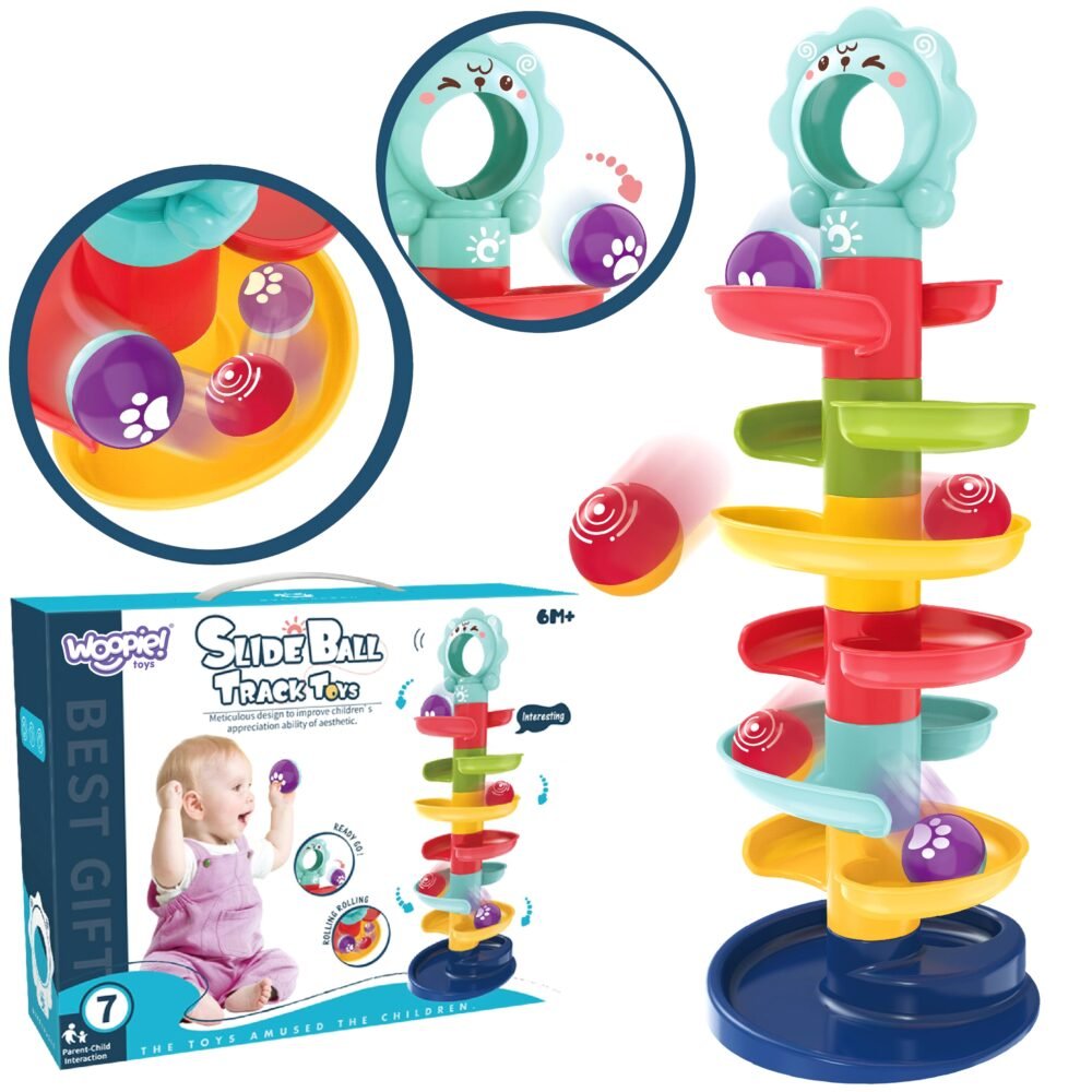 Kamuoliukų takelis Spiralė su taikiniu ED42837