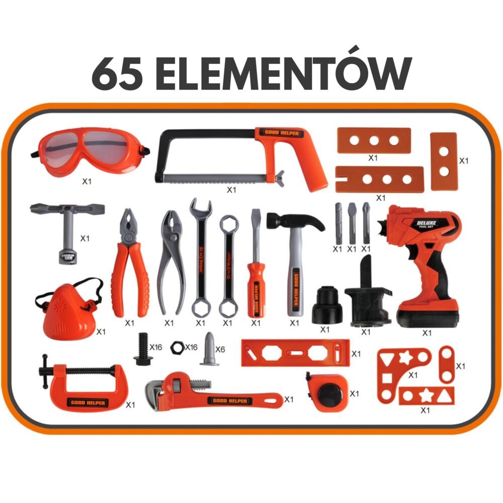 Plastikinė mobili meistro įrankių dėžė ED53545 - Image 2