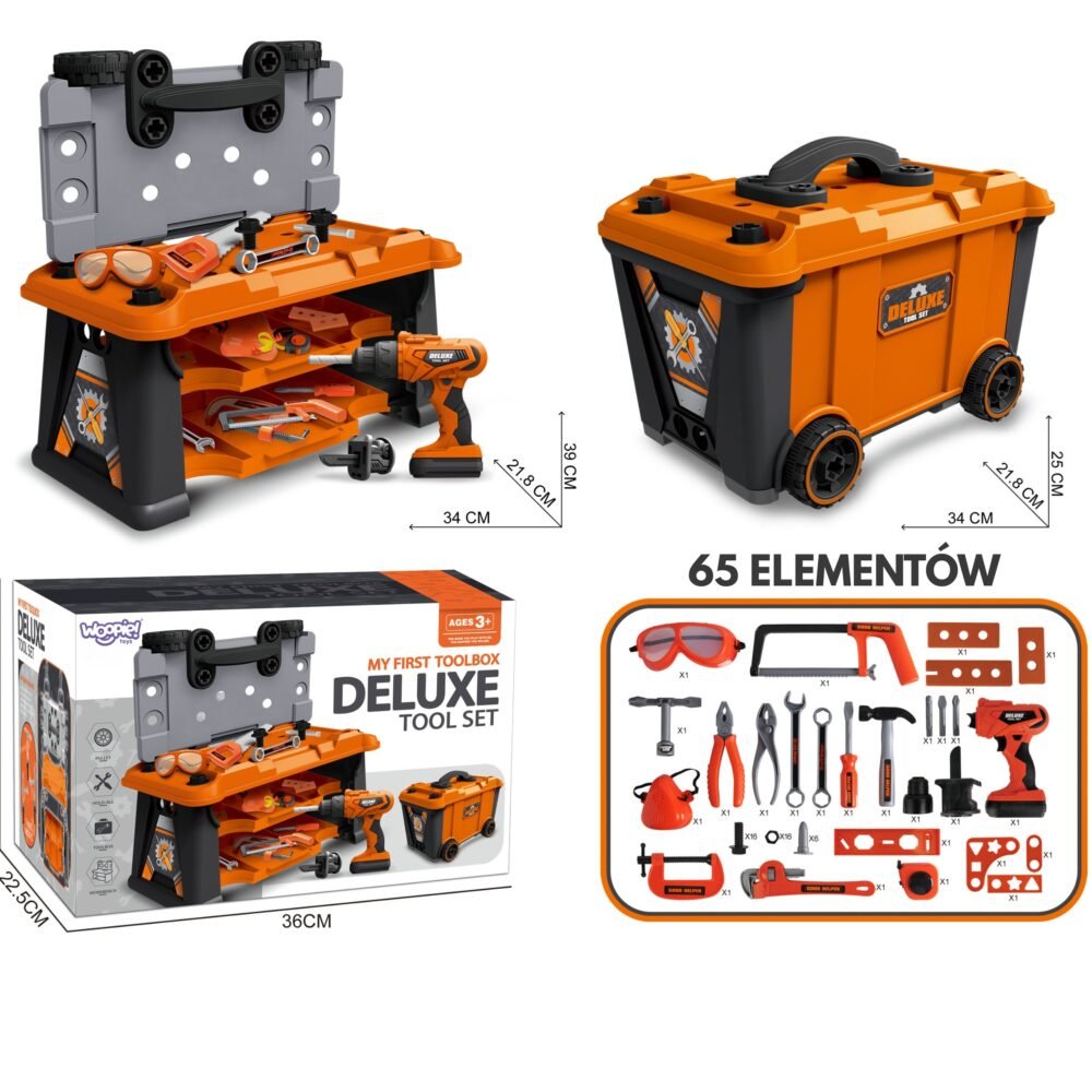 Plastikinė mobili meistro įrankių dėžė ED53545