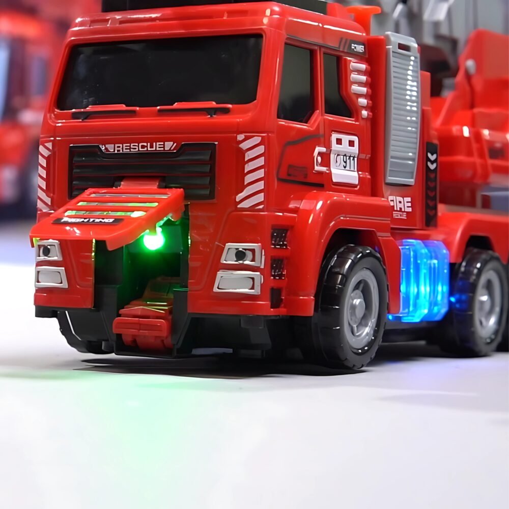Interaktyvus gaisrinės automobilis su garsu ir šviesa - Image 2