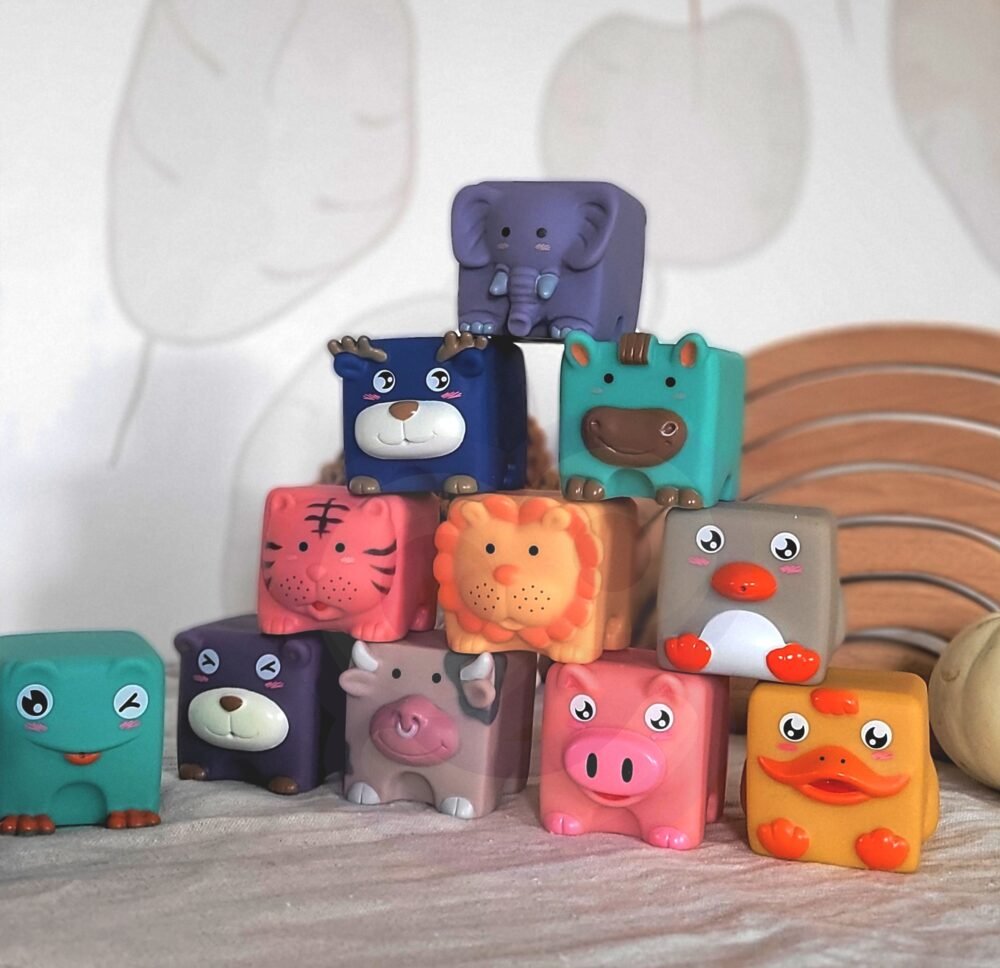 Minkštos sensorinės kaladėlės gyvūnai 31217 - Image 2