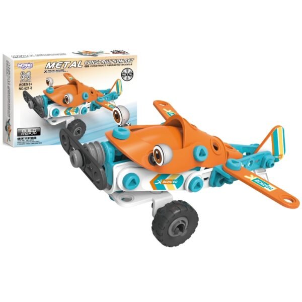 Plastikinis STEAM konstruktorius Lėktuvas ED53187