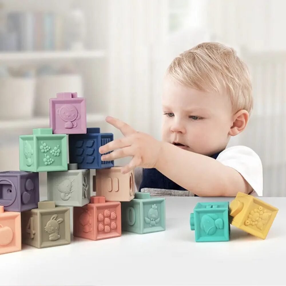 Minkštos sensorinės kaladėlės rinkinys 45845 - Image 2