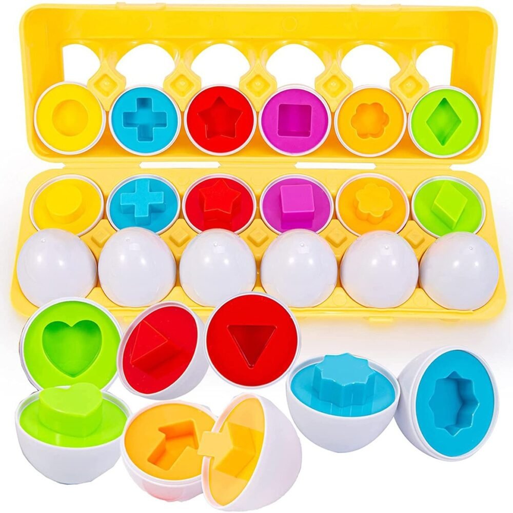 Montessori kiaušinių dėlionė rūšiavimo žaidimas ED48426