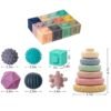 Minkštos sensorinės kaladėlės 23 vnt rinkinys EDU45845 - Image 2