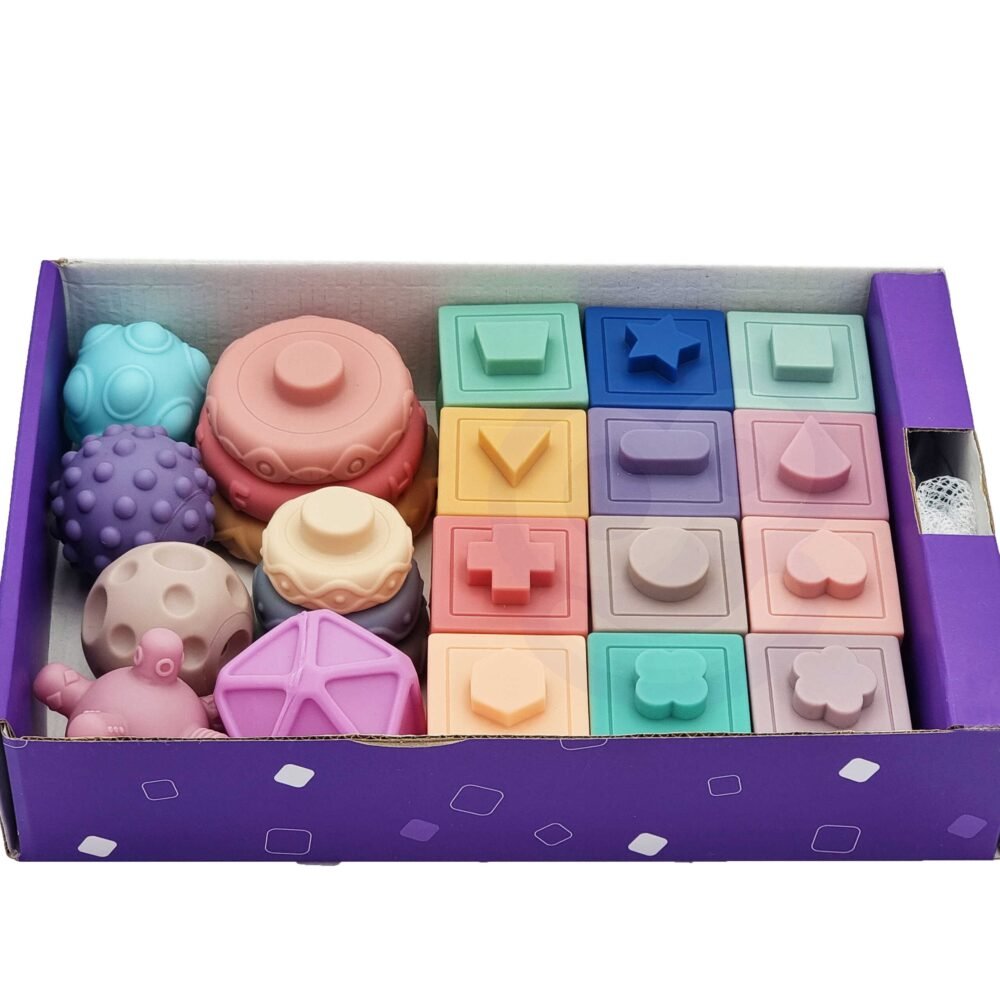 Minkštos sensorinės kaladėlės rinkinys 45845 - Image 11