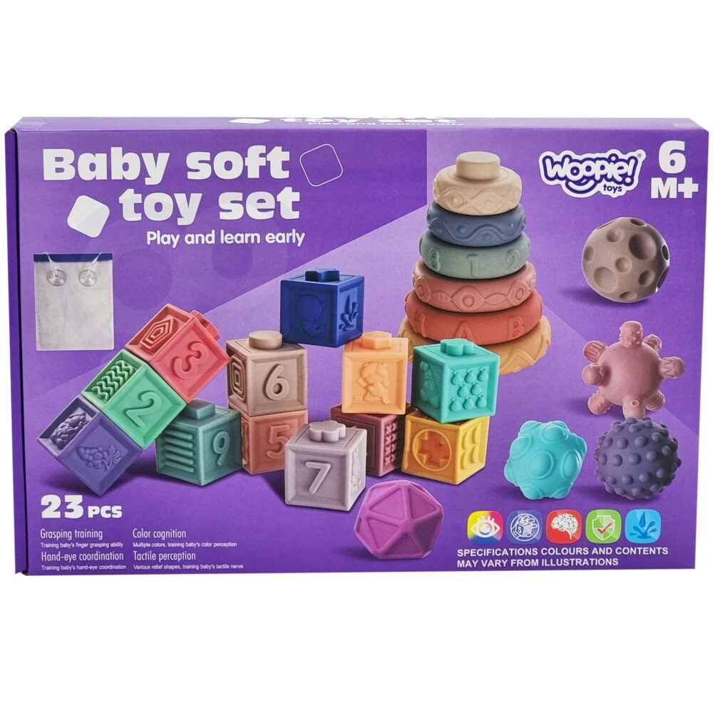 Minkštos sensorinės kaladėlės rinkinys 45845 - Image 12