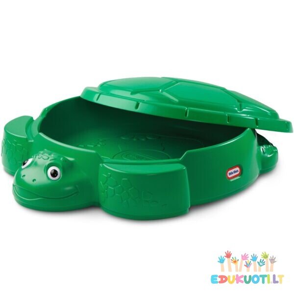 Plastikinė uždaroma smėlio dėžė Vėžlys ED631566