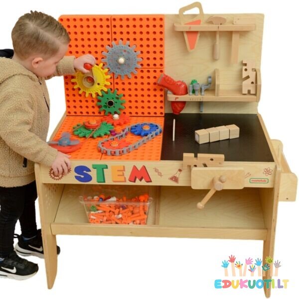 STEAM MASTERKIDZ edukacinis stalas su priedais EDU29591