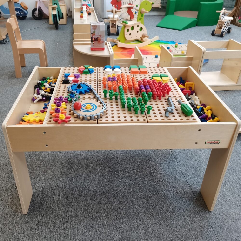 MASTERKIDZ medinis edukacinis stalas su priedų rinkiniu EDU20925 - Image 2