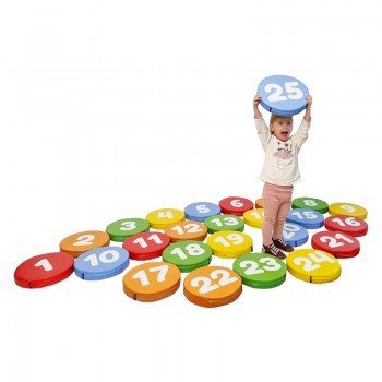 Didelis pufų pagalvėlių skaičiai rinkinys 25 vnt. 600459