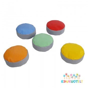 Sėdėjimo pagalvėlės pufai 5 vnt. 600256