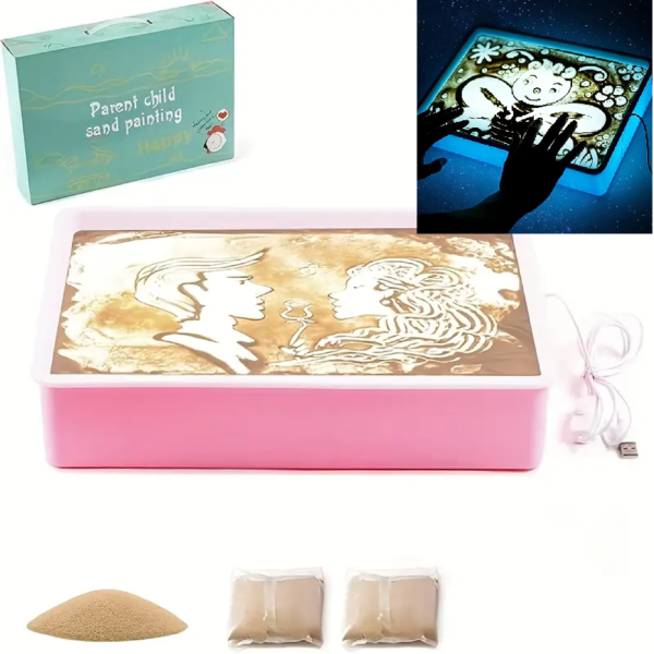 Šviesos led smėliadėžė 40x28 cm ED504028