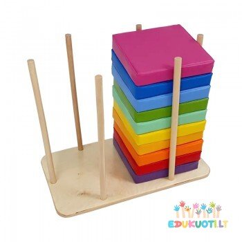 Mobilus stovas 35 cm kvadratinėms pagalvėms pufams 600247