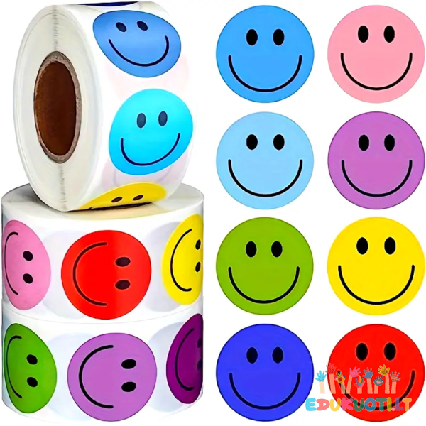 Emocijų lipdukų rinkinys ritinėlyje ED8009
