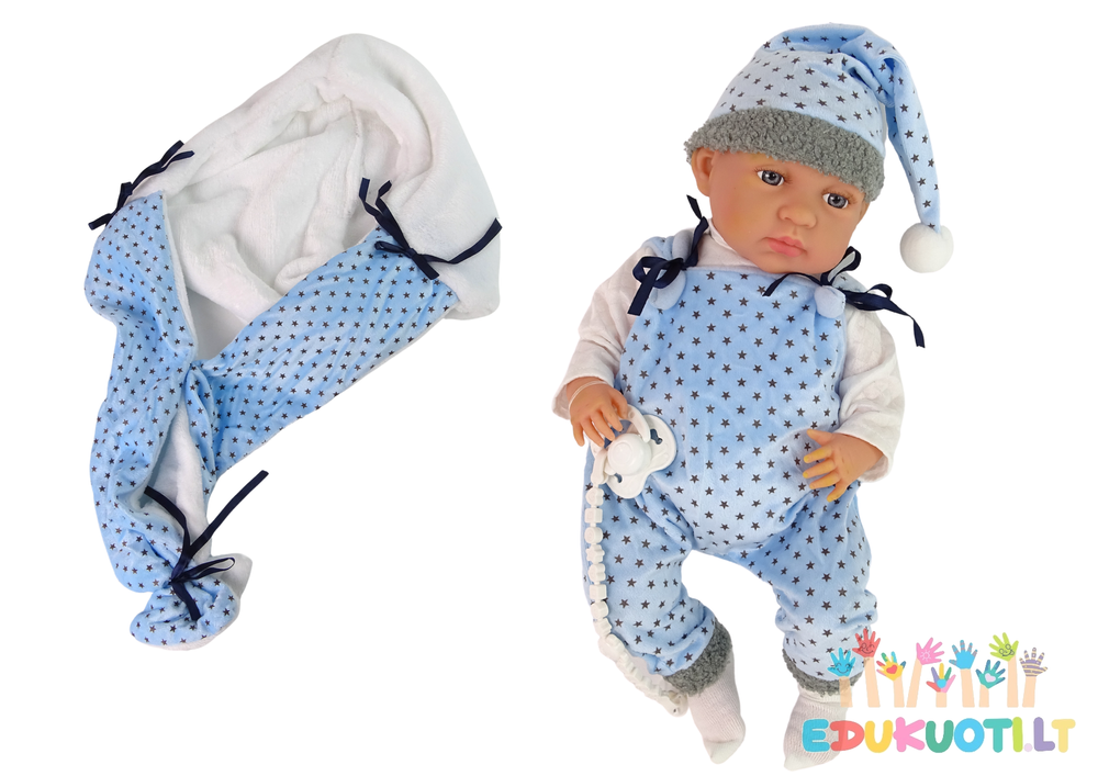 Lėlė minkštu kūnu 46 cm