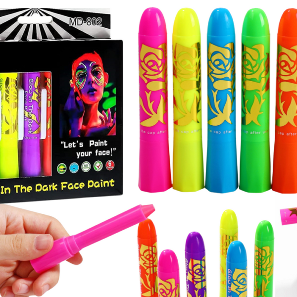 Neoniniai dažai piešimui ant kūno ir veido ED20927