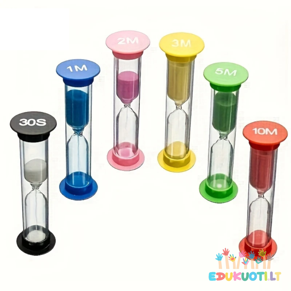 Smėlio laikrodžių rinkinys 6 vnt ED8093