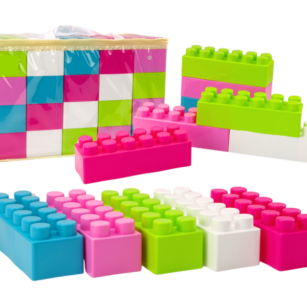 Didelės plastikinės kaladėlės 20 vnt ED18296