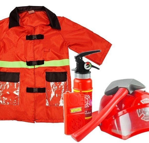 Ugniagesio kostiumas su reikmenimis ED158158
