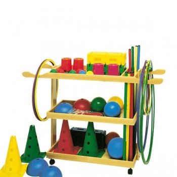 Spintelė ant ratukų gimnastikos priemonėms 500079