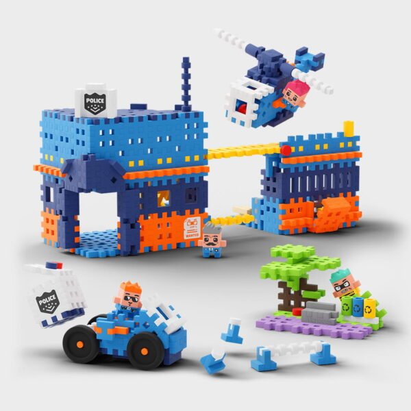 Mini Vaflinis konstruktorius Policijos Nuovada 280 vnt ED59134