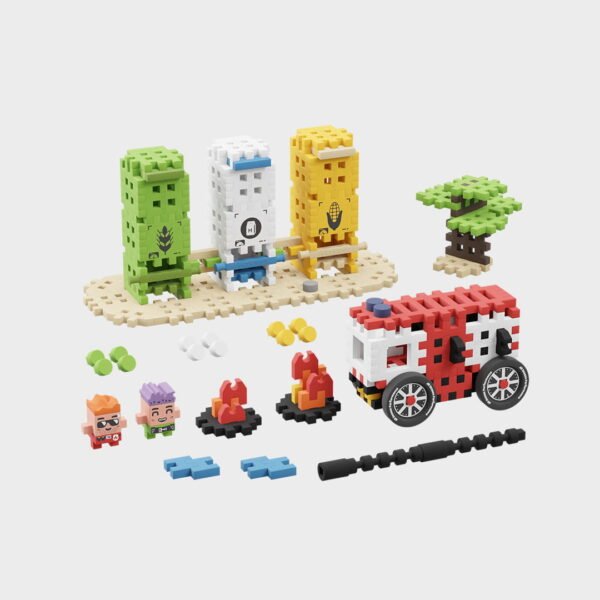 Mini Vaflinis konstruktorius Gaisrinė 148 vnt ED59138