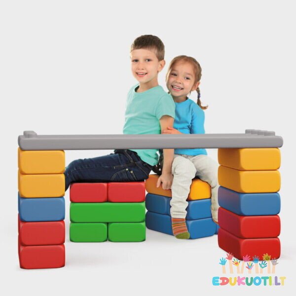 Konstruktorius Maxi kaladėlės su platforma 23 vnt ED59250
